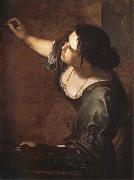 Artemisia gentileschi Self-Portrait as an Allegory of Painting oil on canvas